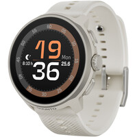 Suunto pulsómetros con gps SUUNTO RUN FROST GRAY WITH SILICONE STRA vista frontal