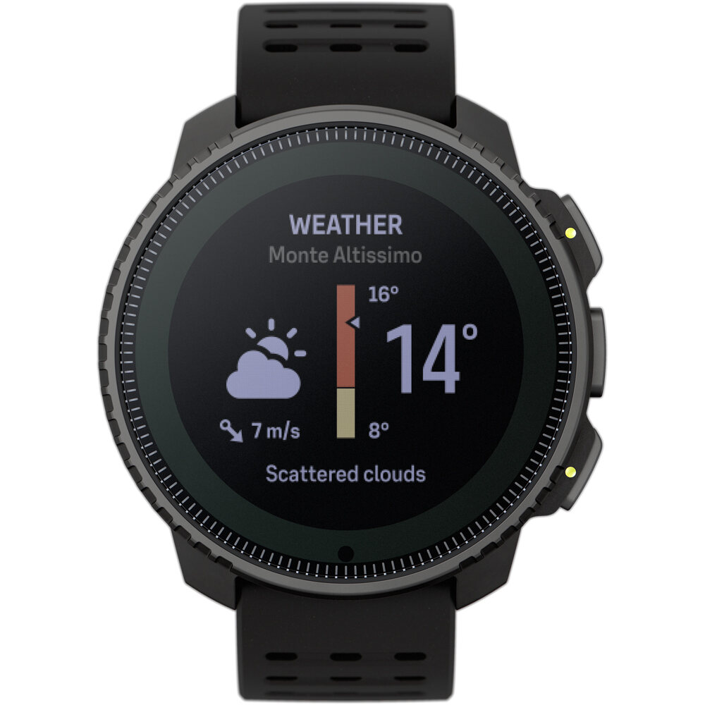 Suunto pulsómetros con gps SUUNTO VERTICAL SOLAR ALL BLACK - STEEL 17