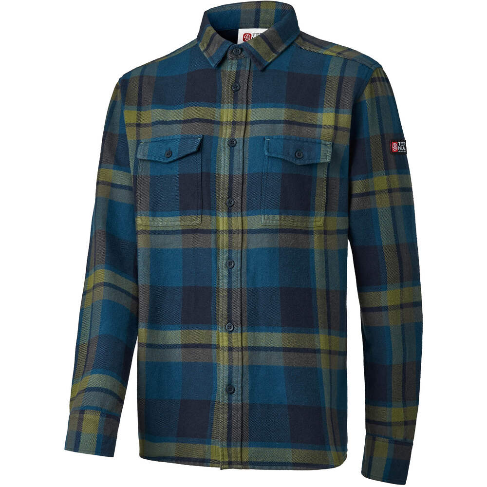 Ternua camisa manga larga hombre BURNT COOVE M vista frontal