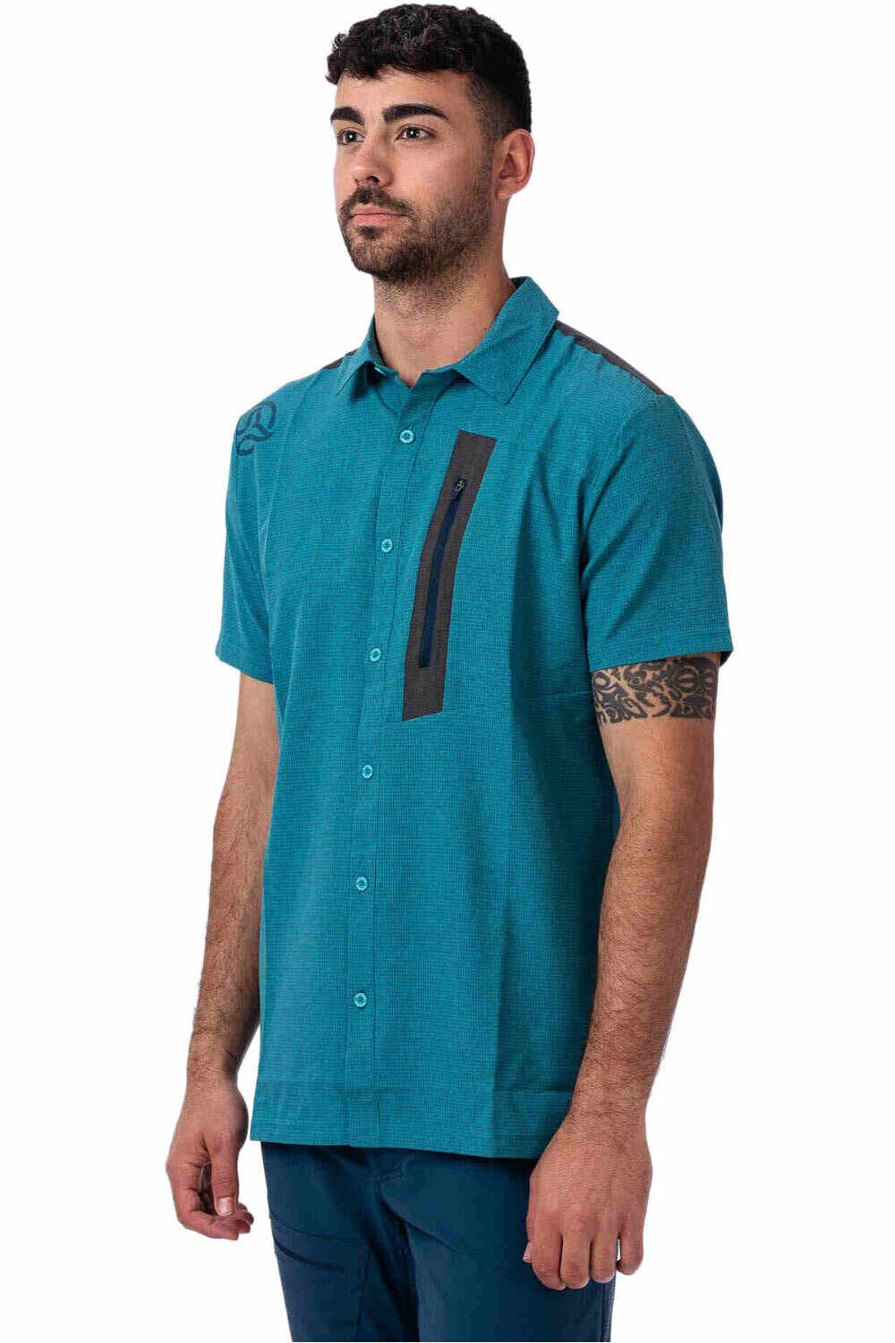 Ternua camisa montaña manga corta hombre KOTNI ST M vista trasera