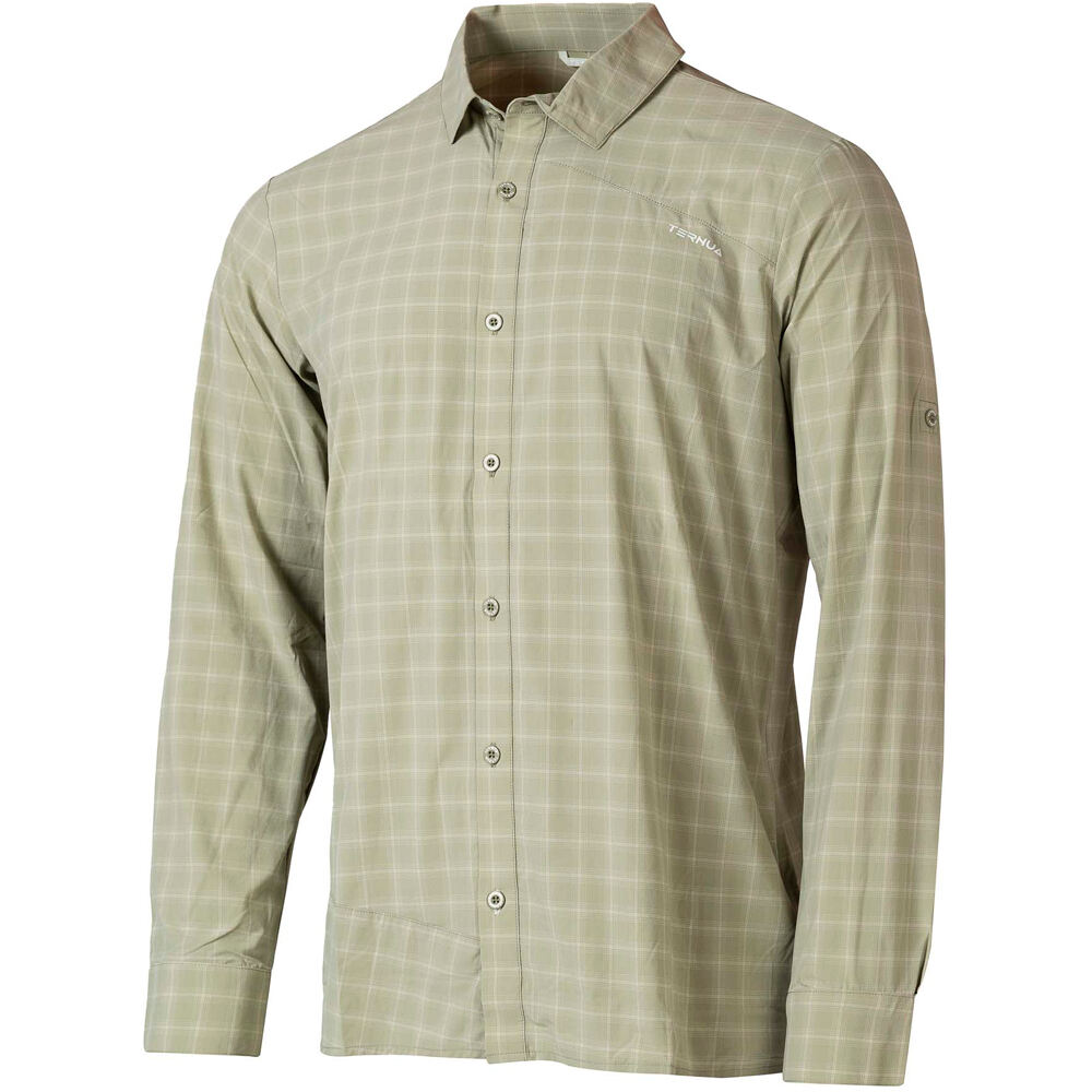Ternua camisa montaña manga larga hombre ATHYM LS ST M vista frontal