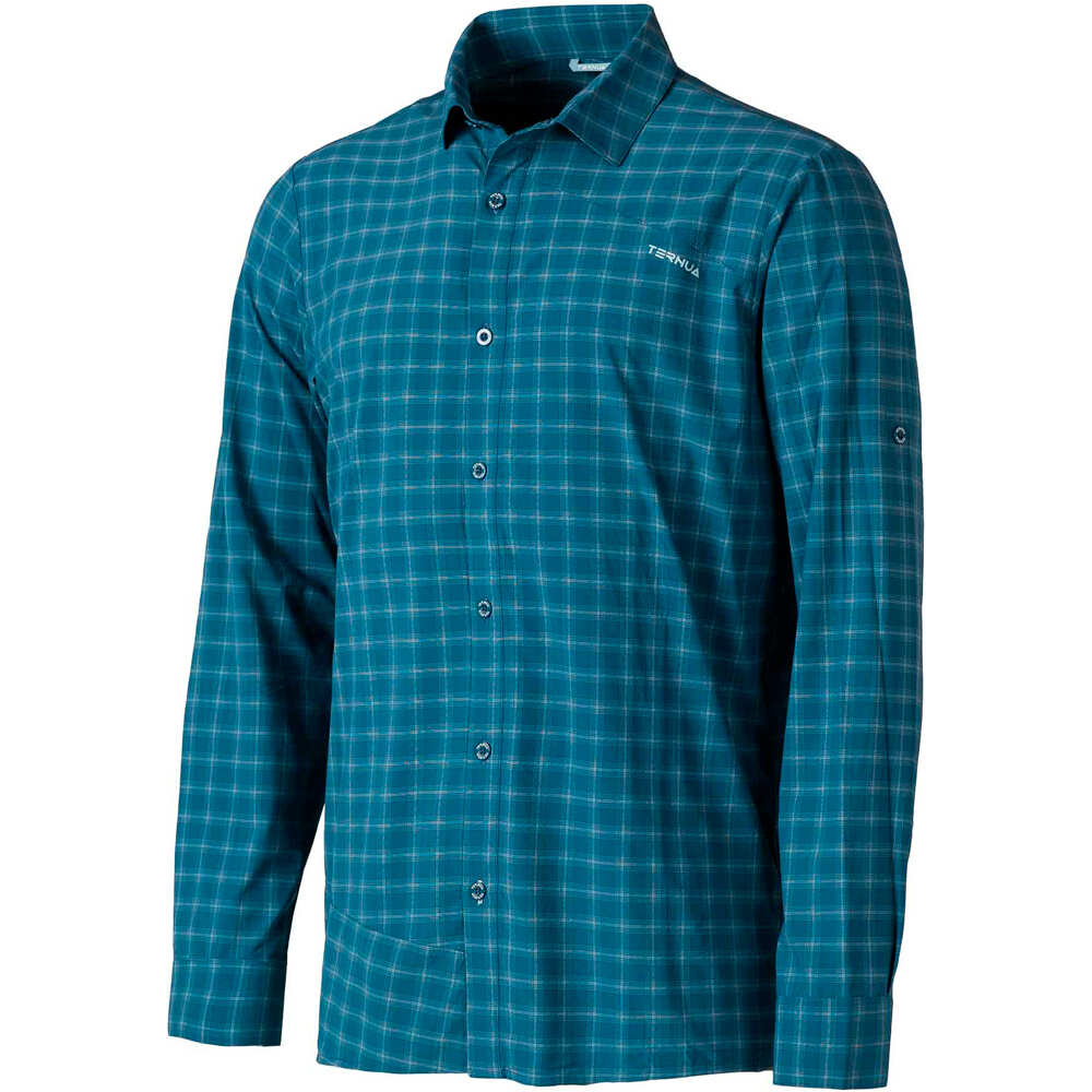 Ternua camisa montaña manga larga hombre ATHYM LS ST M vista frontal