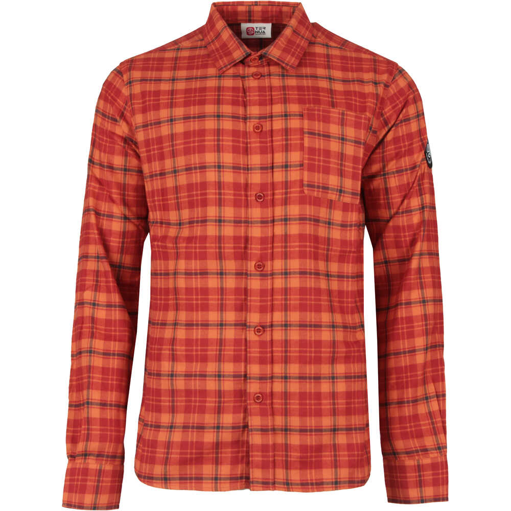 Ternua camisa montaña manga larga hombre GROLE RO vista frontal