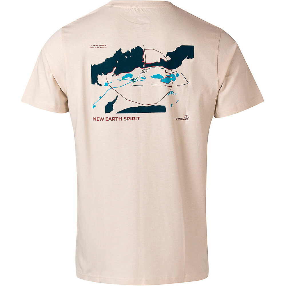 Ternua camiseta manga corta hombre KAZU REGENERATIVE T M vista trasera