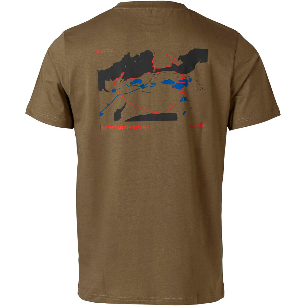 Ternua camiseta manga corta hombre KAZU REGENERATIVE T M vista trasera