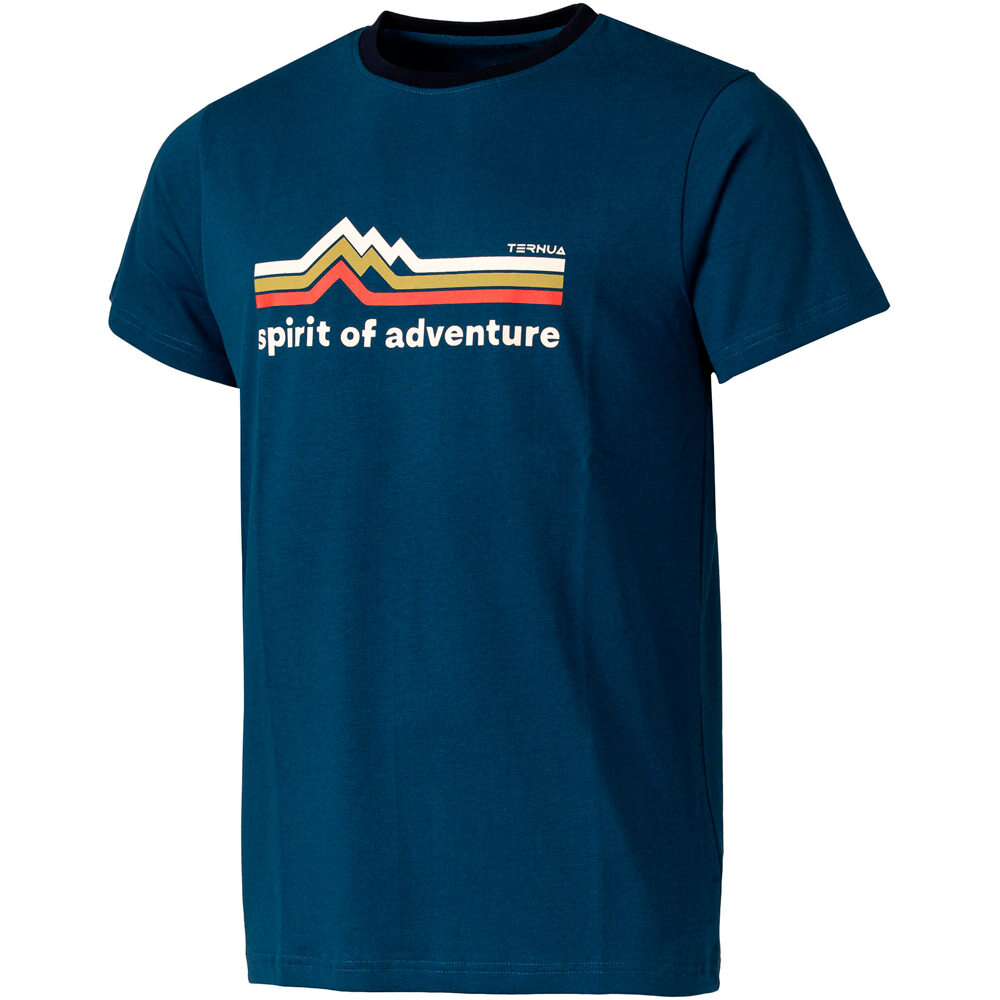 Ternua camiseta montaña manga corta hombre APUT REGENERATIVE T M vista frontal