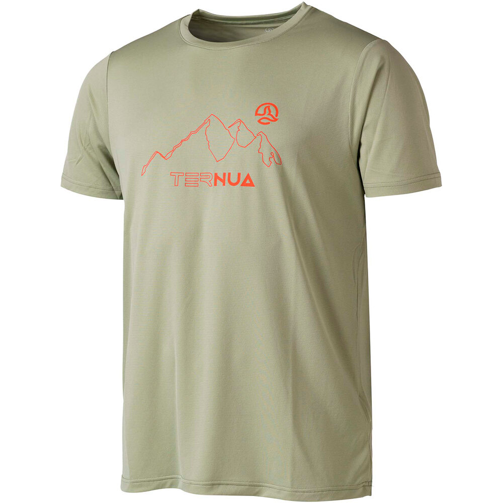 Ternua camiseta montaña manga corta hombre FRAMIK TEE M vista frontal