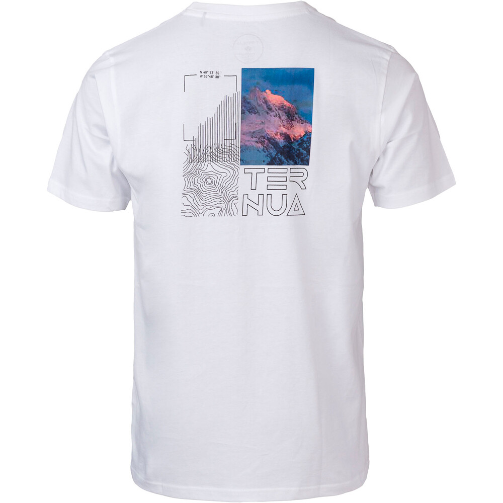 Ternua camiseta montaña manga corta hombre PITCH REGENERATIVE T M vista trasera