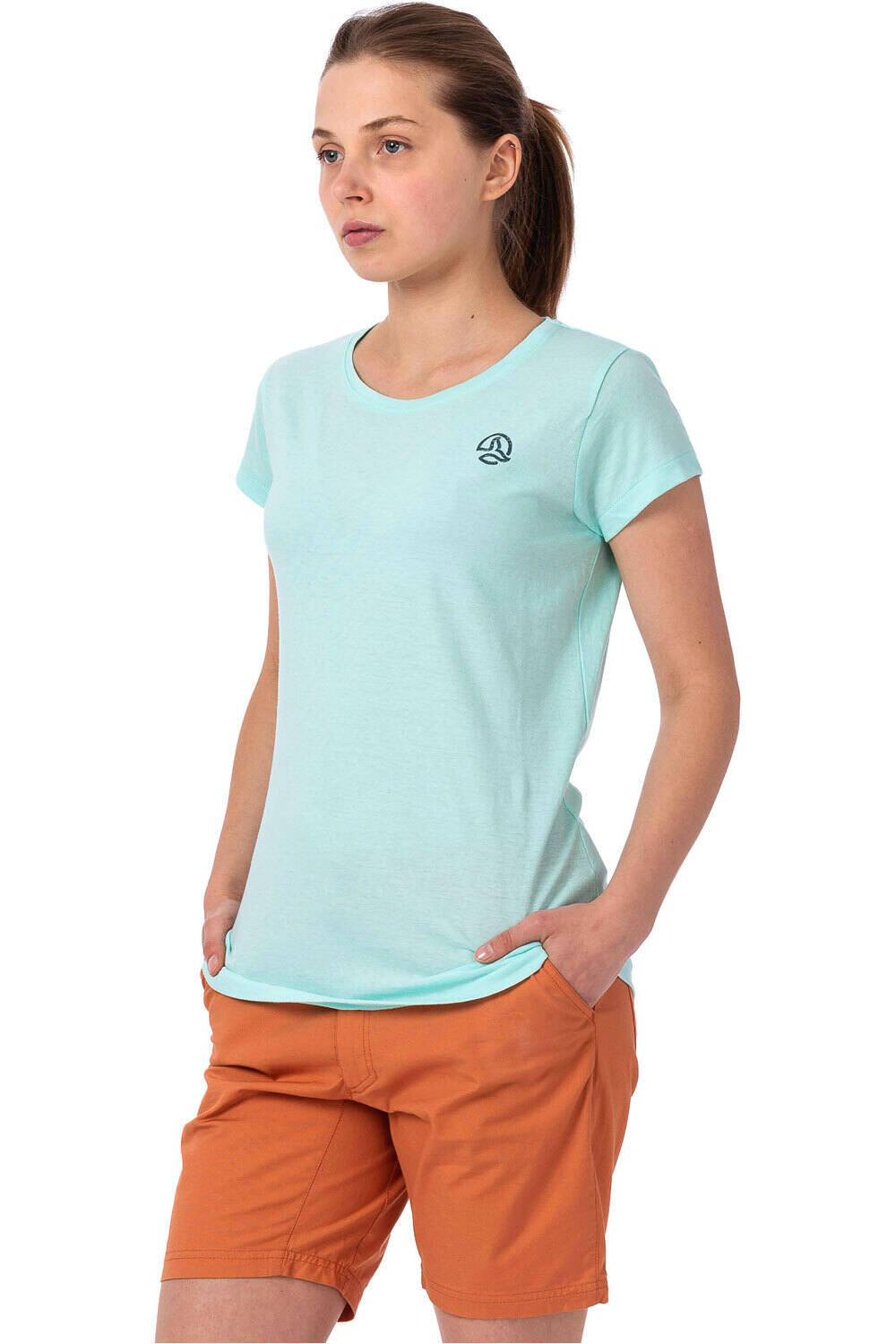 Ternua camiseta montaña manga corta mujer MERA vista frontal