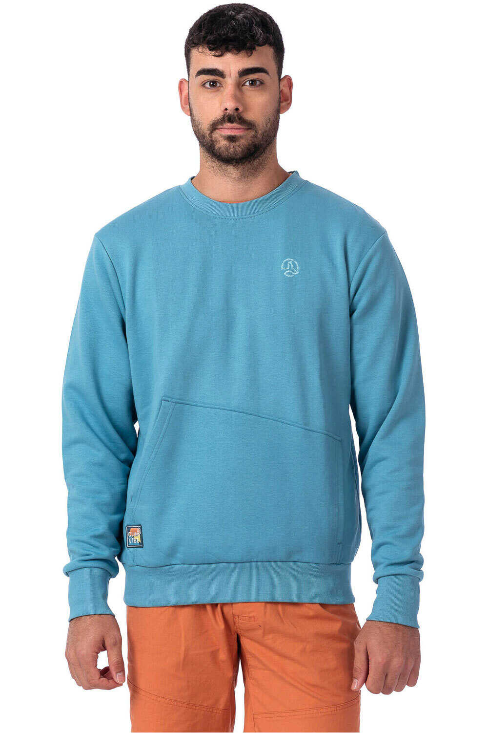 Ternua camiseta montaña manga larga hombre HALFDOME vista frontal