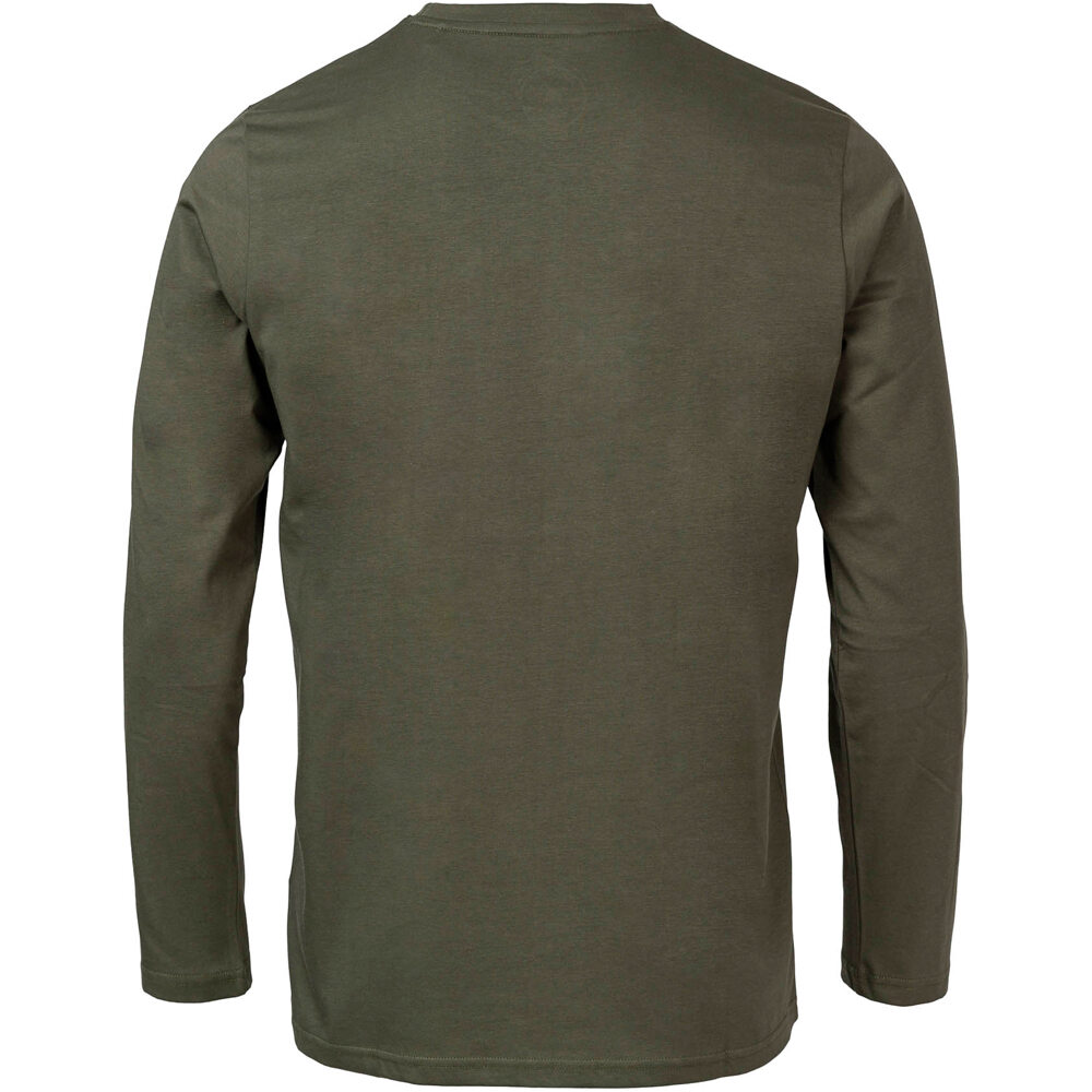 Ternua camiseta montaña manga larga hombre HOBETO REGENERATIVE T M vista trasera