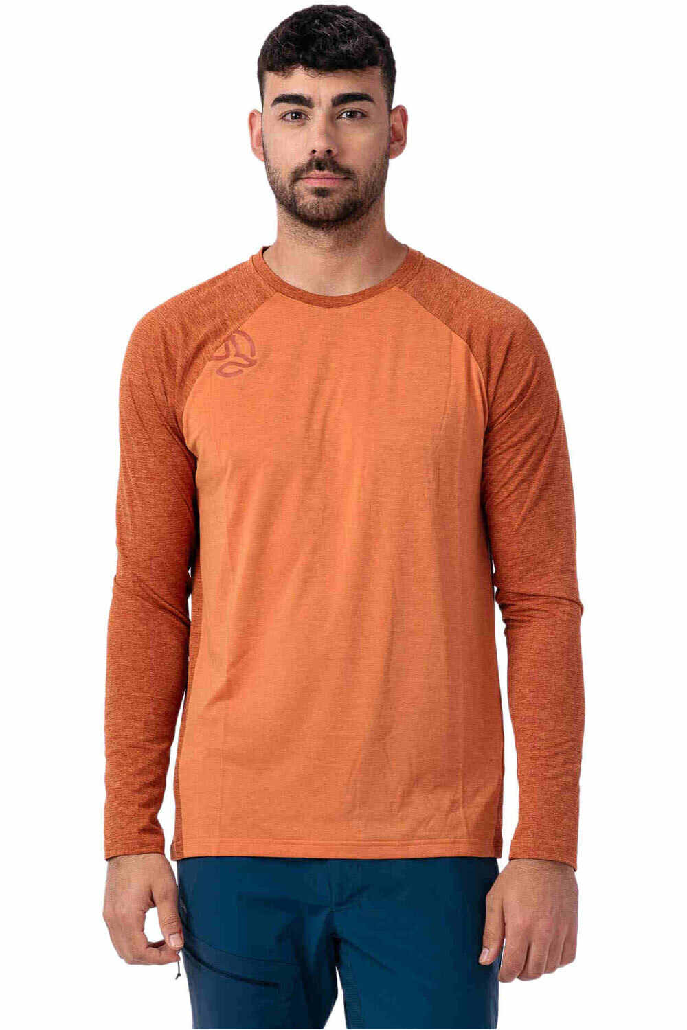 Ternua camiseta montaña manga larga hombre KRODI LS TEE M vista frontal
