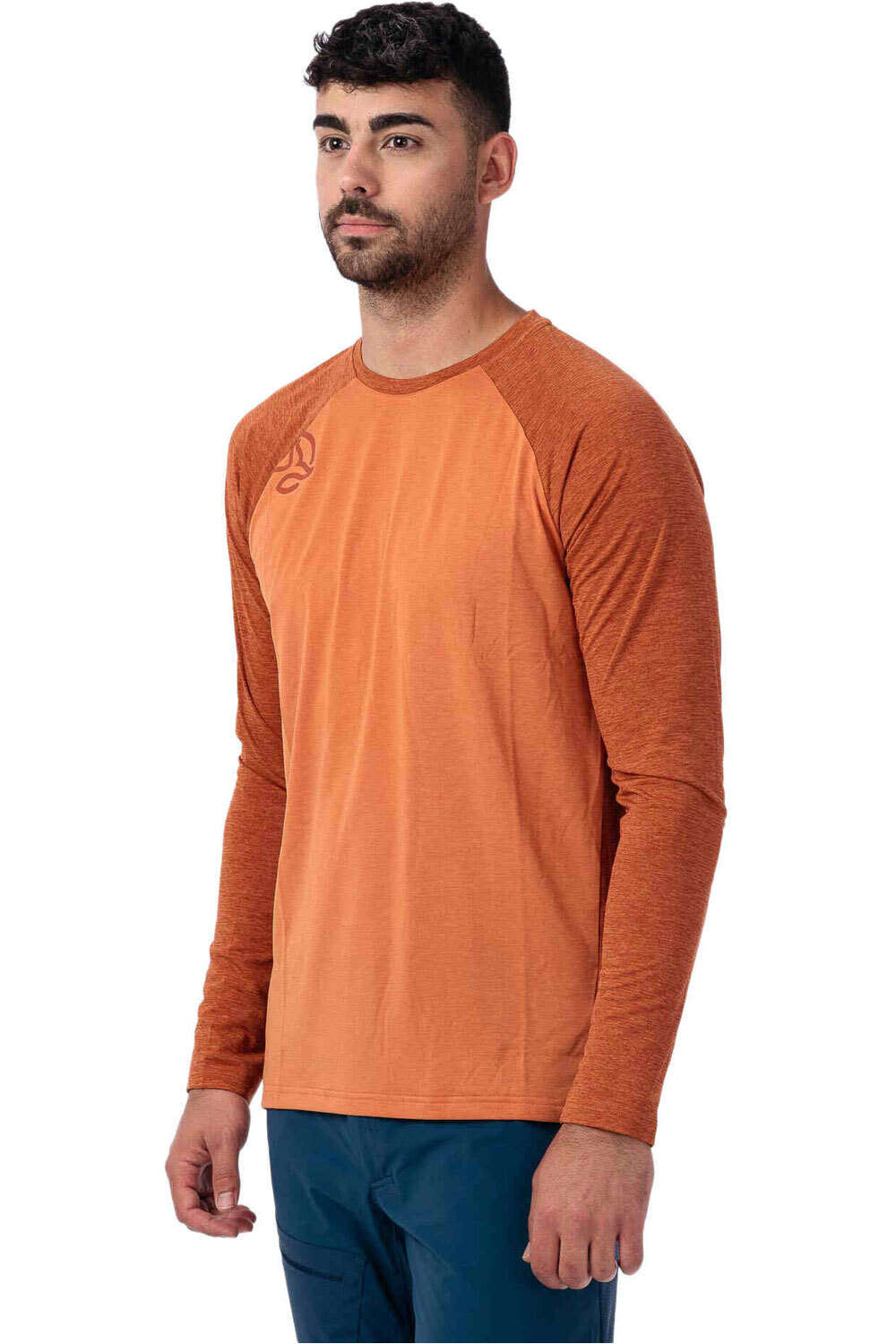 Ternua camiseta montaña manga larga hombre KRODI LS TEE M vista trasera