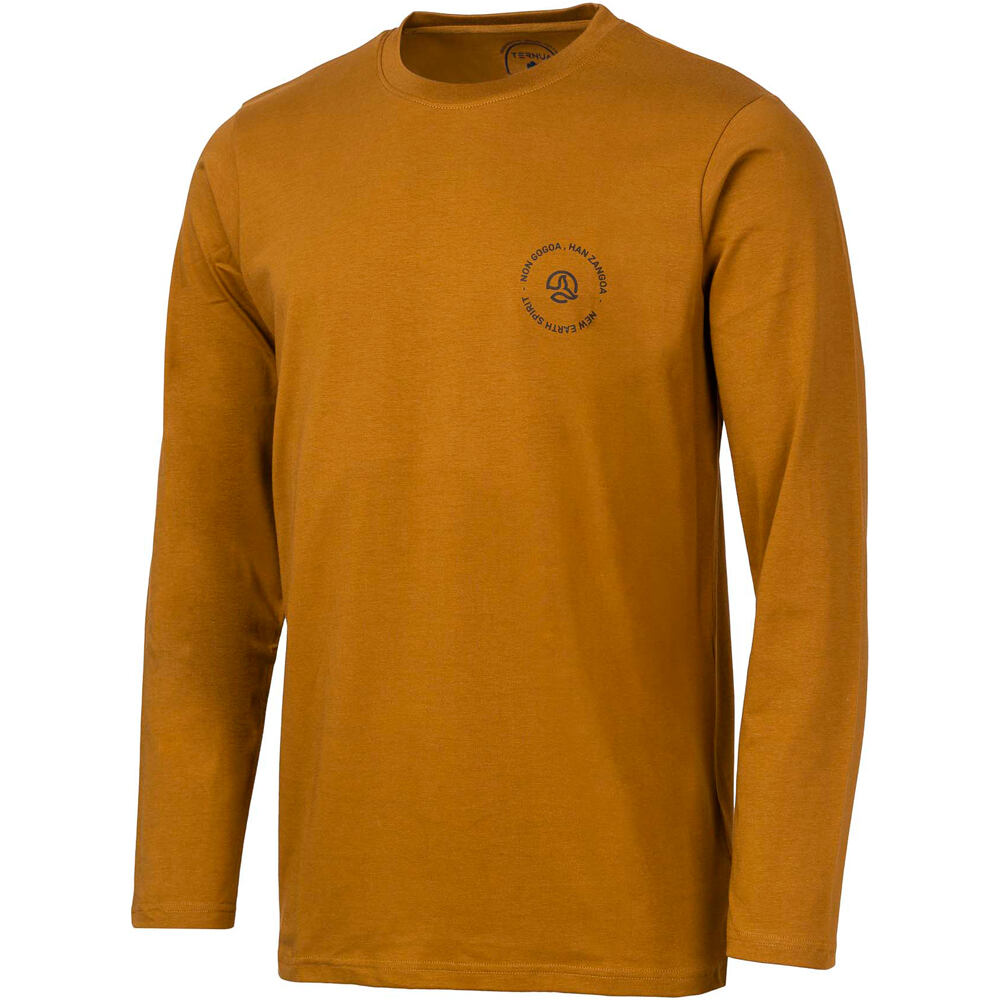 Ternua camiseta montaña manga larga hombre NGHZ REGENERATIVE T M vista frontal