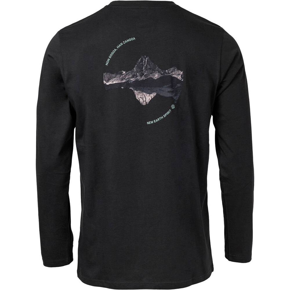 Ternua camiseta montaña manga larga hombre NGHZ REGENERATIVE T M vista trasera