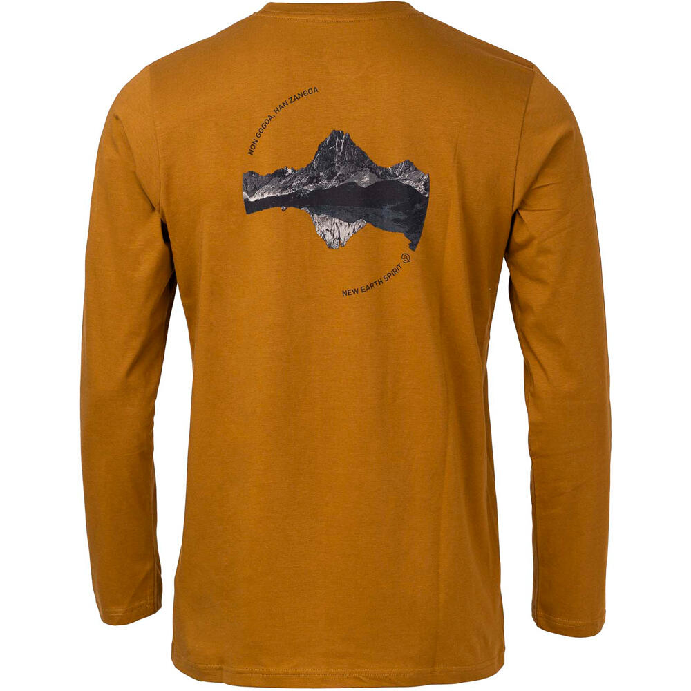 Ternua camiseta montaña manga larga hombre NGHZ REGENERATIVE T M vista trasera