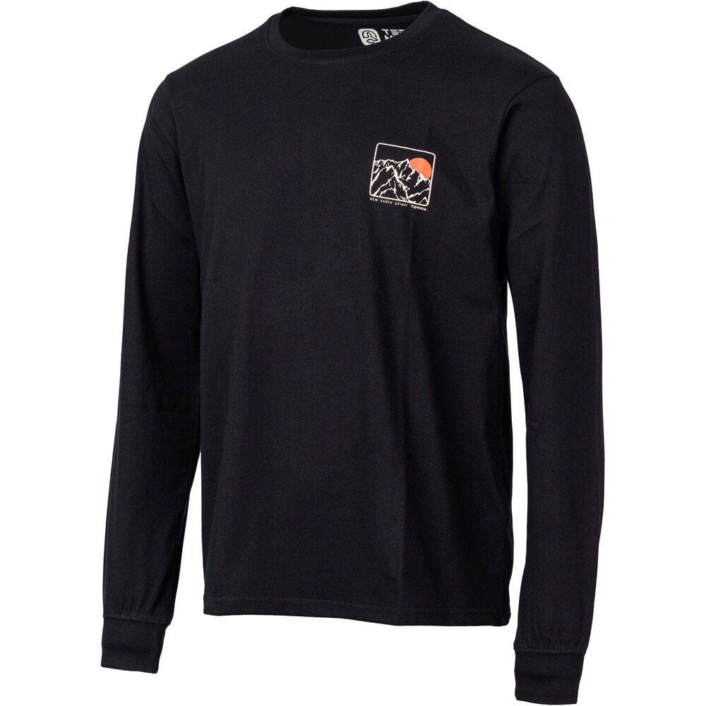 Ternua camiseta montaña manga larga hombre OSSAU T M vista frontal
