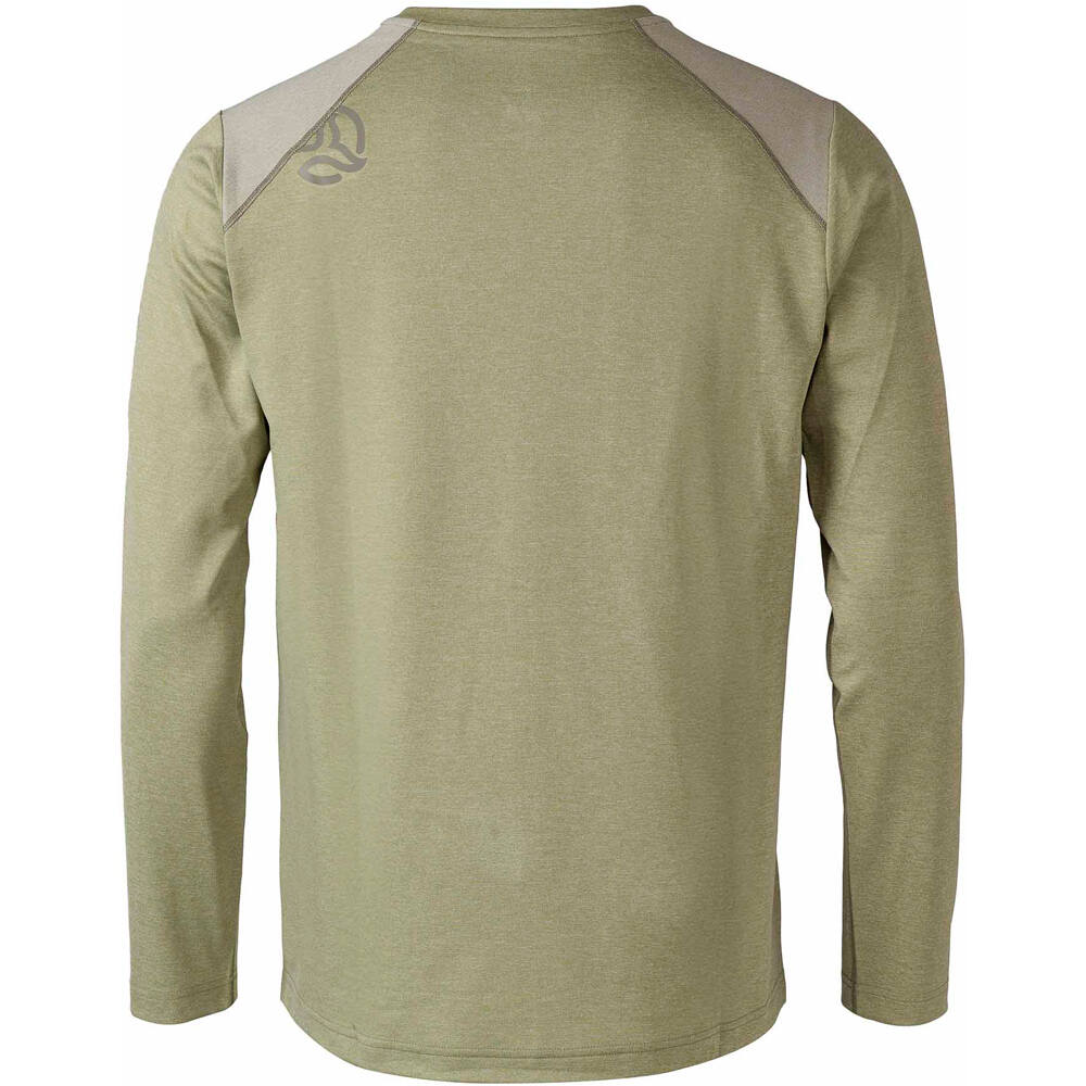 Ternua camiseta montaña manga larga hombre SUNNIK LS TEE M vista trasera