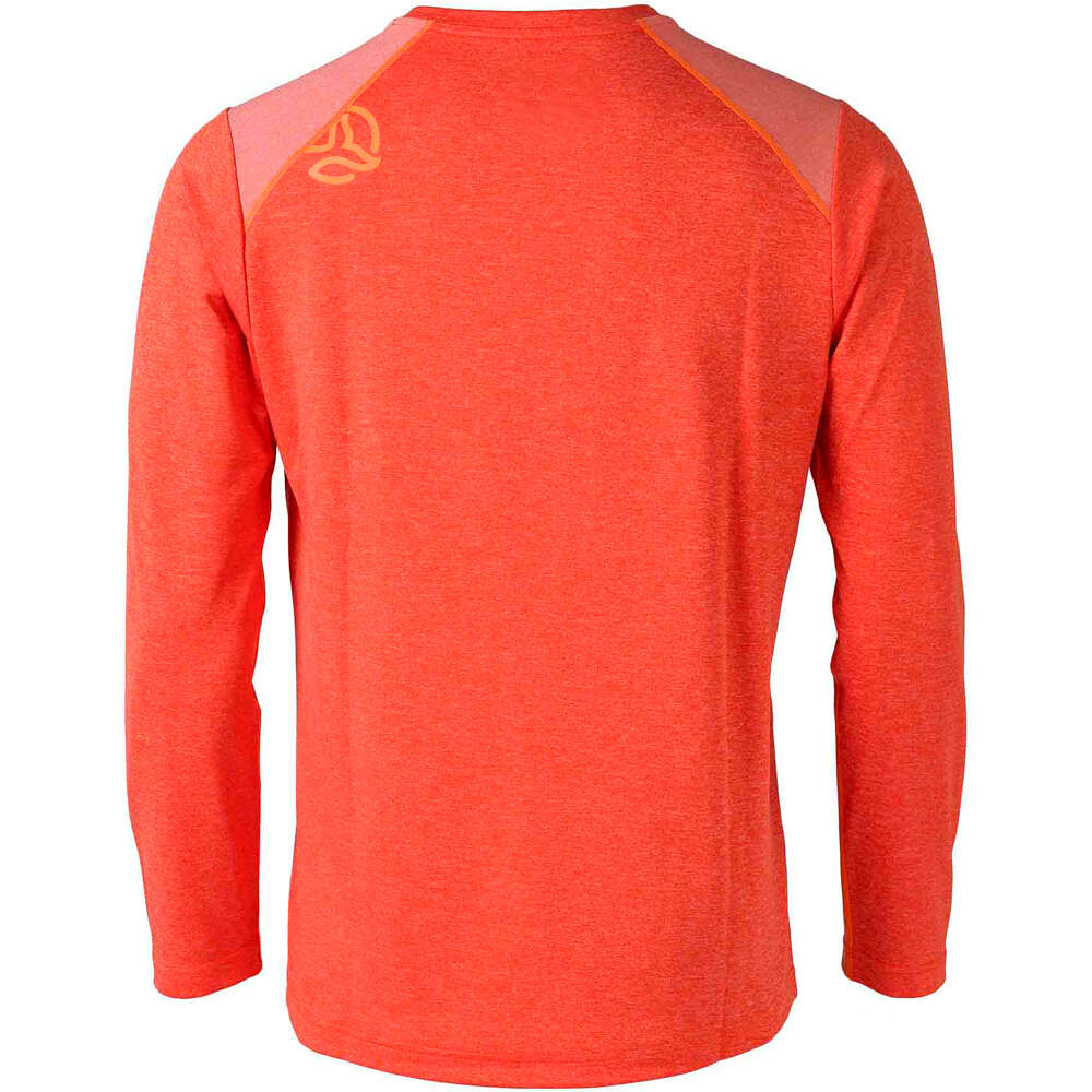 Ternua camiseta montaña manga larga hombre SUNNIK LS TEE M vista trasera