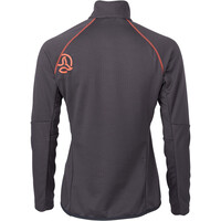 Ternua camiseta montaña manga larga mujer BERLANA 2.0 1/2 ZIP W vista trasera