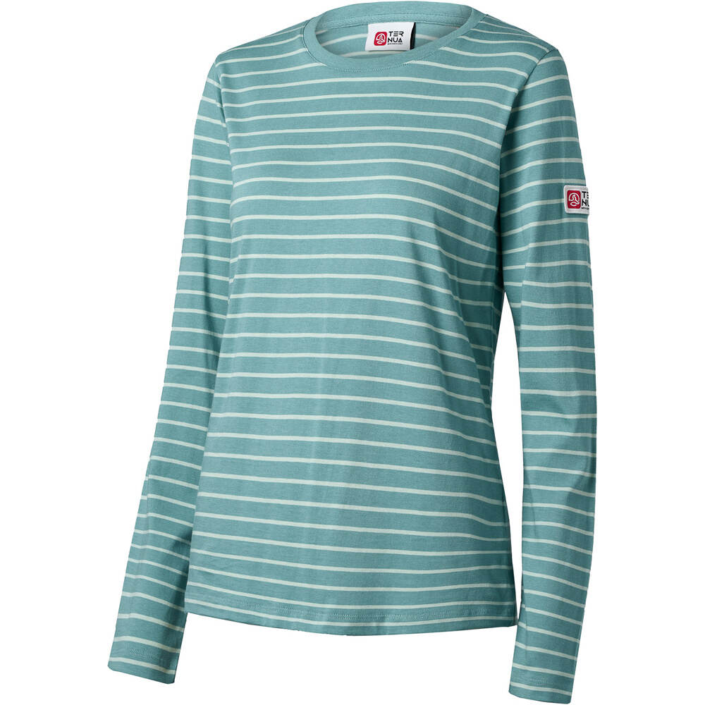 Ternua camiseta montaña manga larga mujer SPEAR BAY T W vista frontal