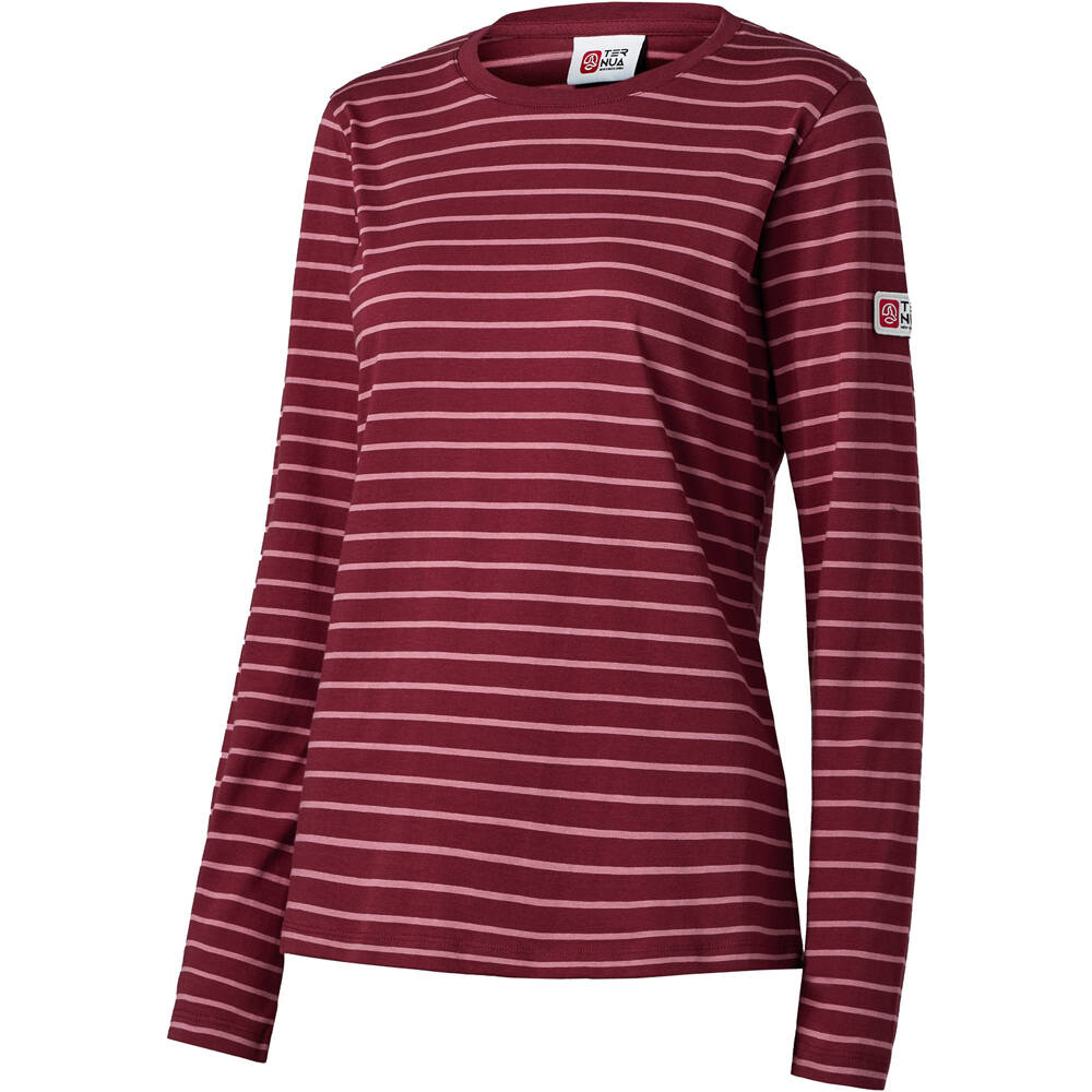 Ternua camiseta montaña manga larga mujer SPEAR BAY T W vista frontal