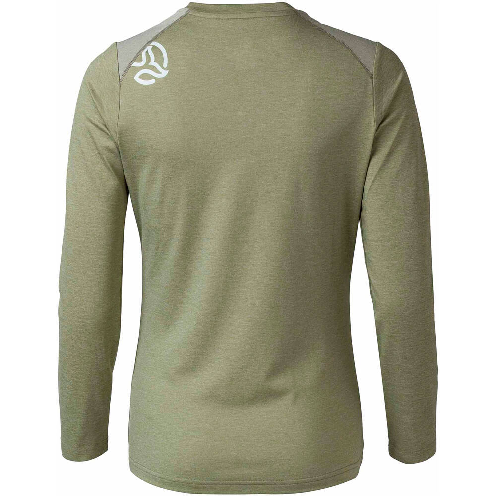 Ternua camiseta montaña manga larga mujer SUNNIK LS TEE W vista trasera