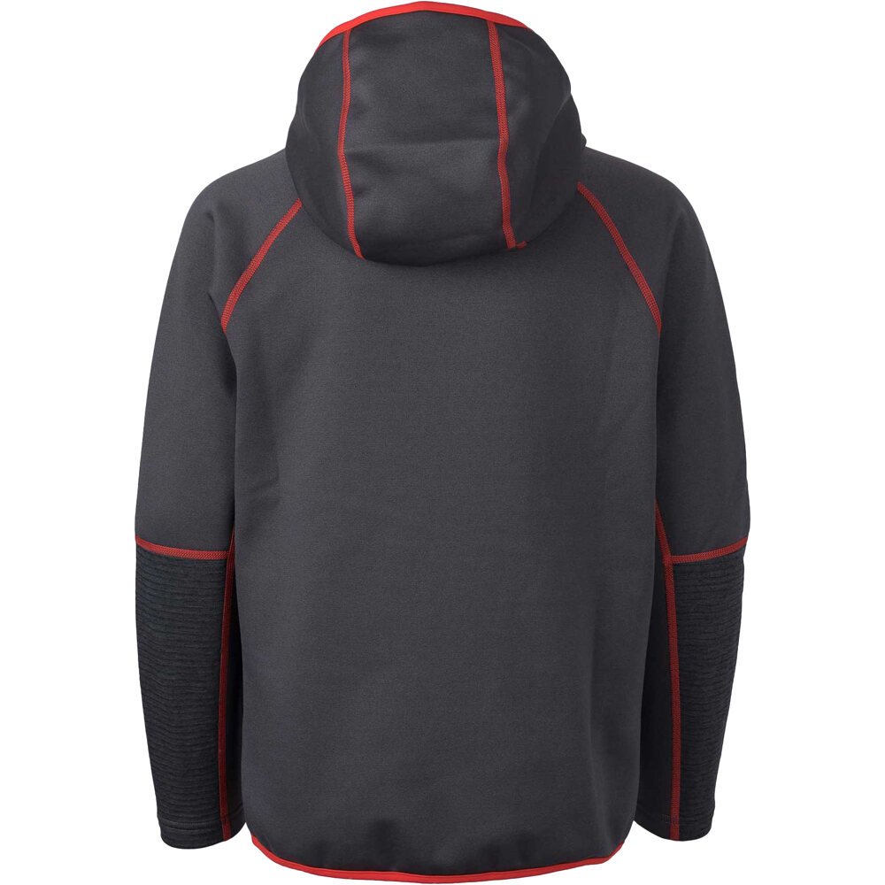 Ternua camiseta montaña manga larga niño NORTA HOODY K vista trasera