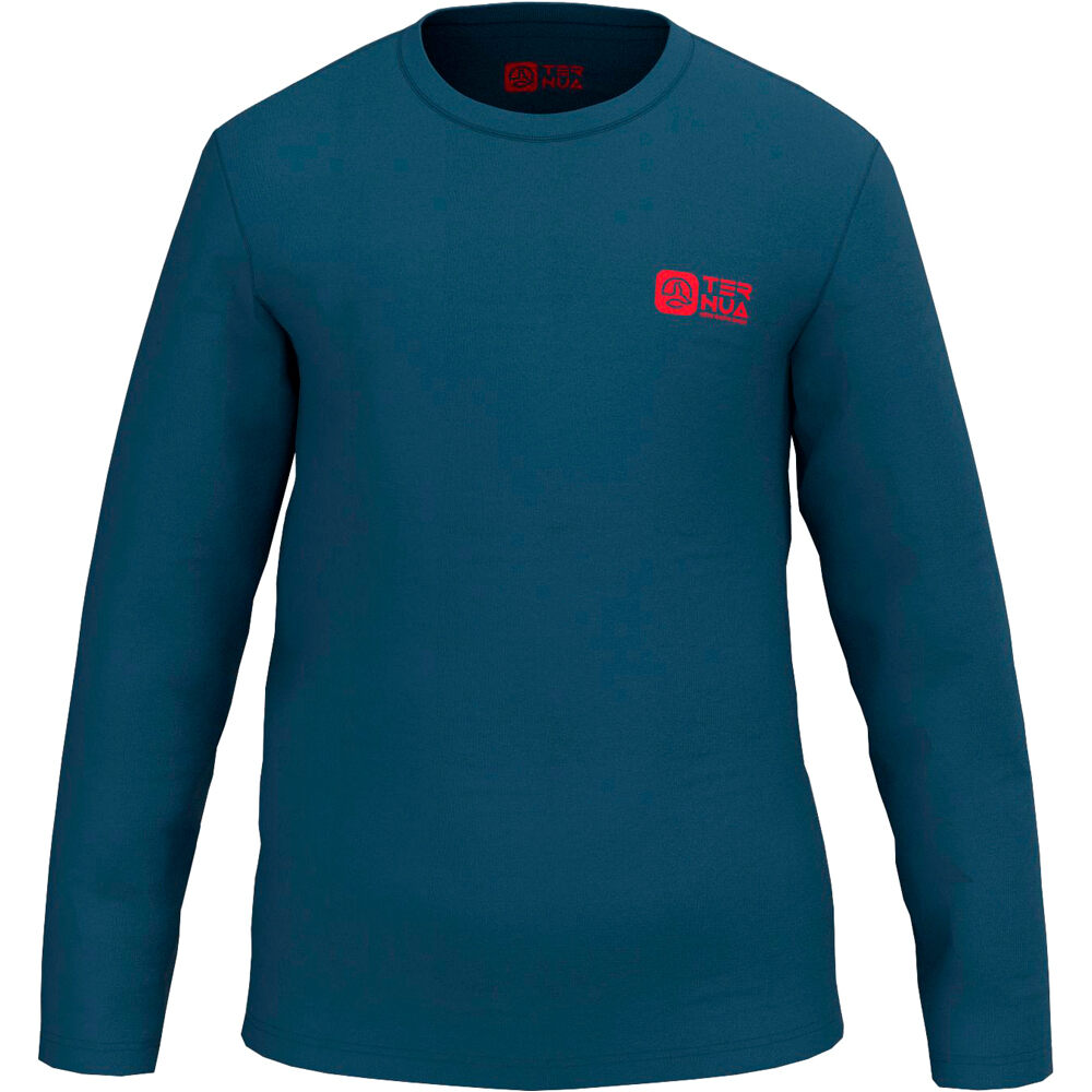 Ternua camiseta montaña manga larga niño QUARRY REGENERATIVE T K vista frontal