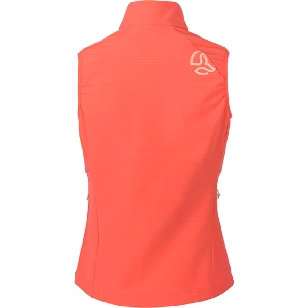 Ternua chaleco outdoor mujer KLIGGERA HARD VEST W vista trasera