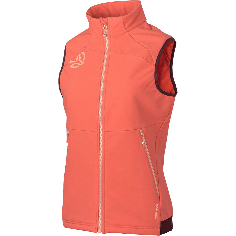 Ternua chaleco outdoor mujer VERKAM HARD VEST W vista frontal