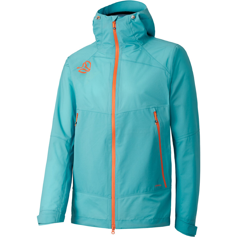 Ternua chaqueta impermeable hombre ARKO JKT M AZ vista frontal
