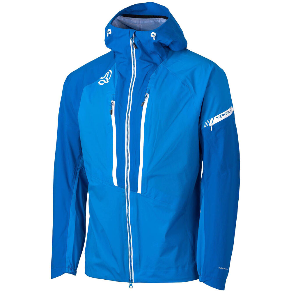 Ternua chaqueta impermeable hombre IGNITION JKT M AZ vista frontal