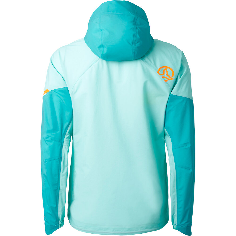 Ternua chaqueta impermeable hombre IGNITION JKT M vista trasera