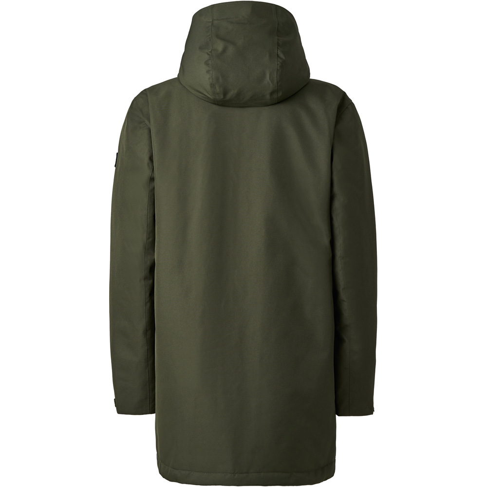 Ternua chaqueta impermeable hombre LABRADOR PARKA M vista trasera