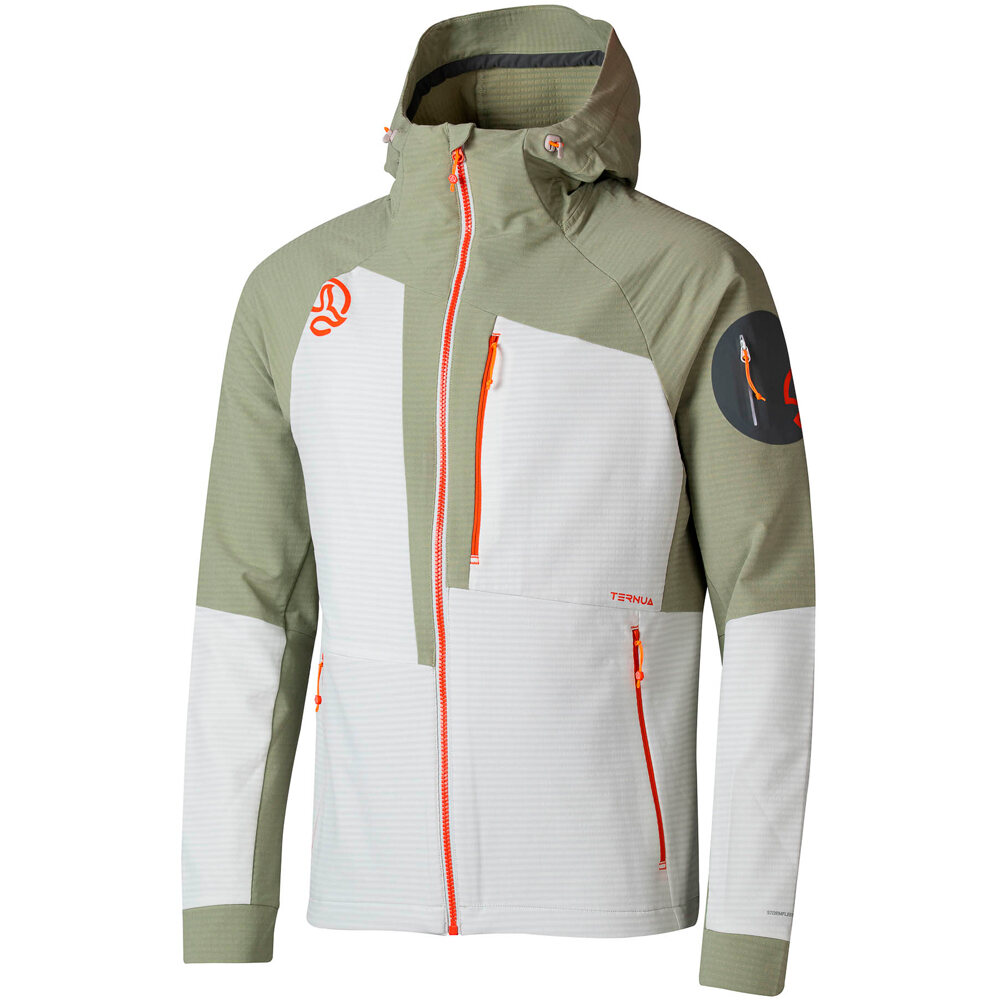 Ternua chaqueta impermeable hombre TORSEN HARD HOOD JKT M vista frontal