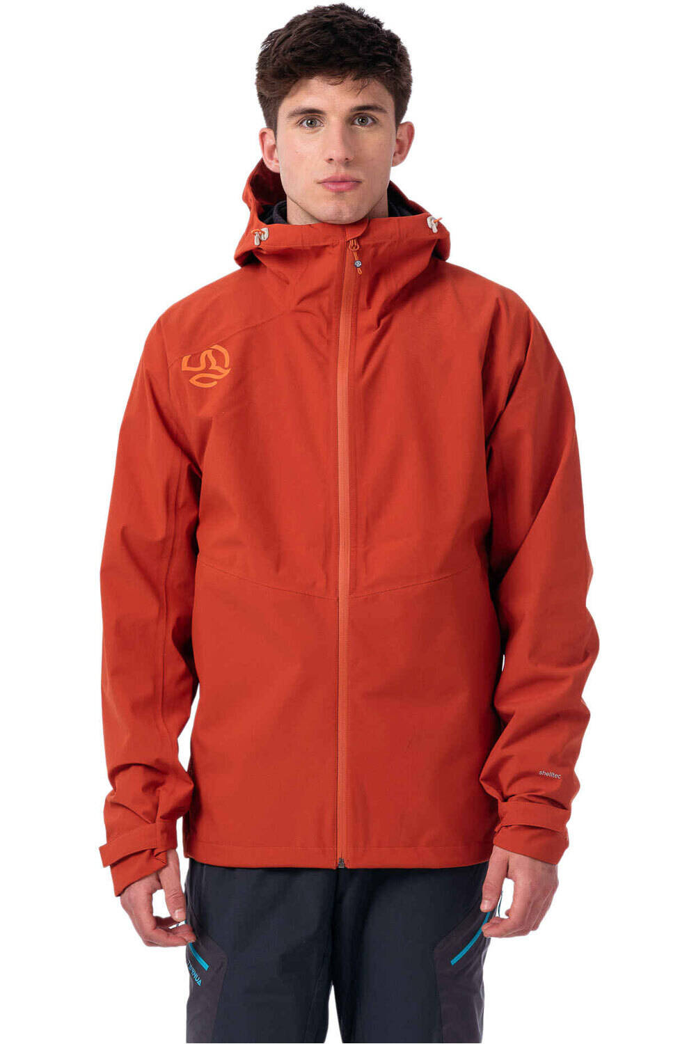 Ternua chaqueta impermeable hombre VALDUR JKT M GN vista frontal