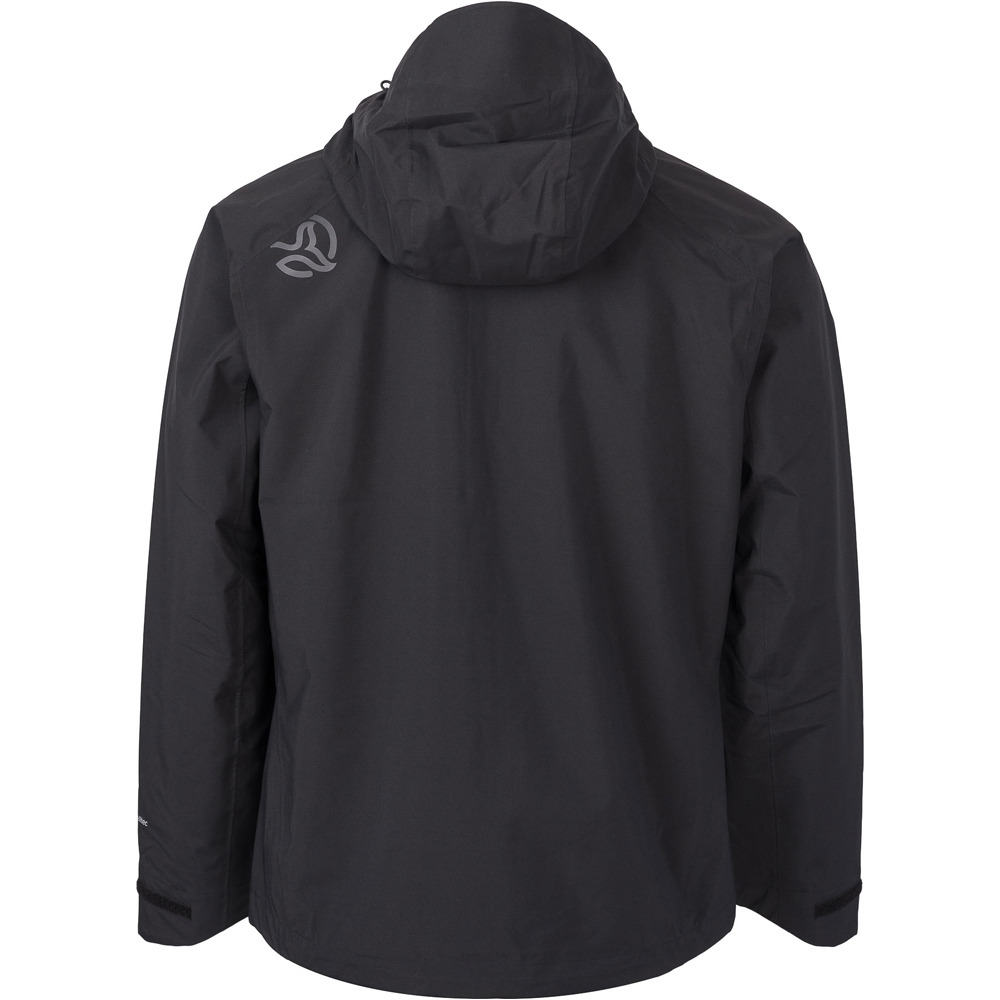 Ternua chaqueta impermeable hombre VALDUR JKT M NE vista trasera