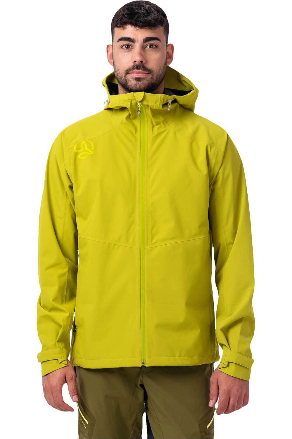 Ternua chaqueta impermeable hombre VALDUR JKT M VE vista frontal