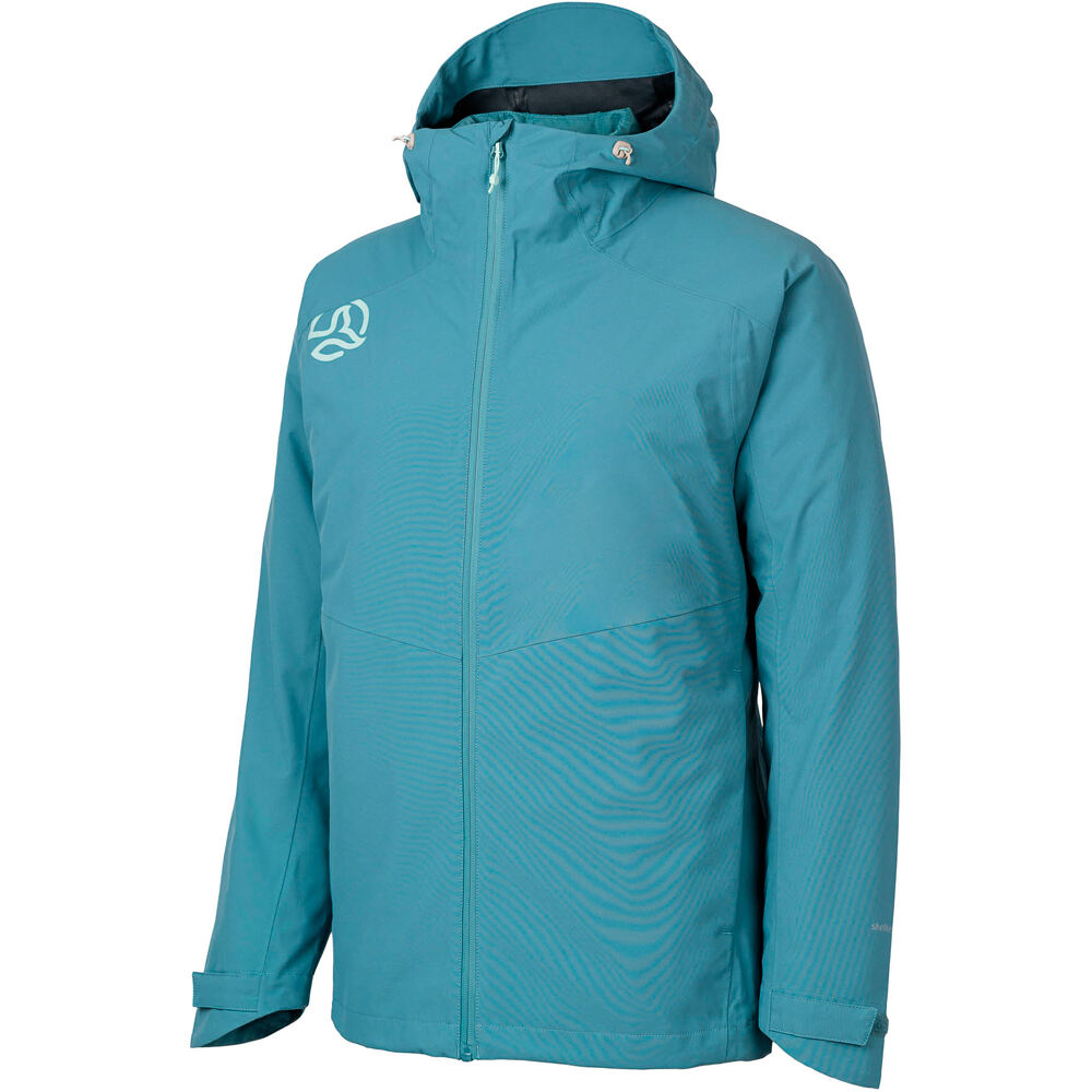 Ternua chaqueta impermeable insulada mujer VALDUR 3 IN 1 JKT W vista frontal