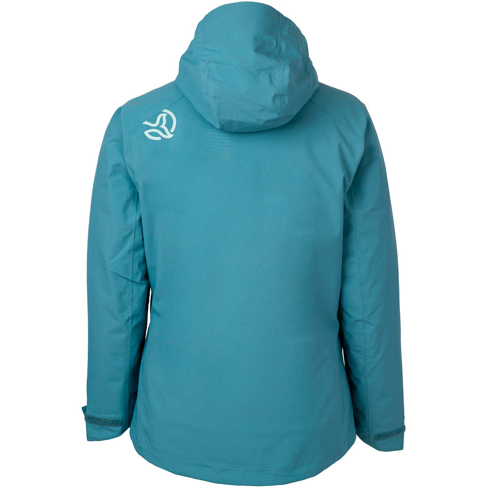 Ternua chaqueta impermeable insulada mujer VALDUR 3 IN 1 JKT W vista trasera