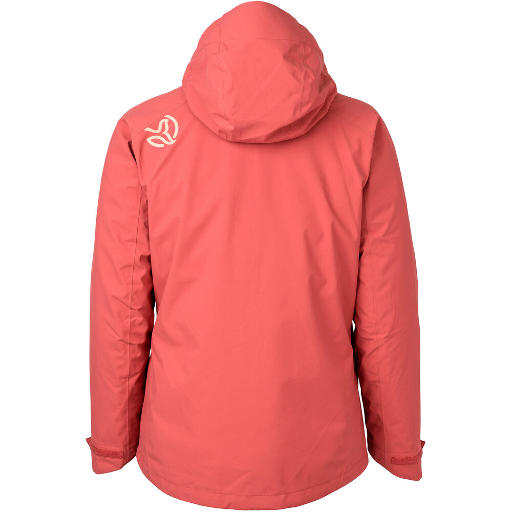 Ternua chaqueta impermeable insulada mujer VALDUR 3 IN 1 JKT W vista trasera