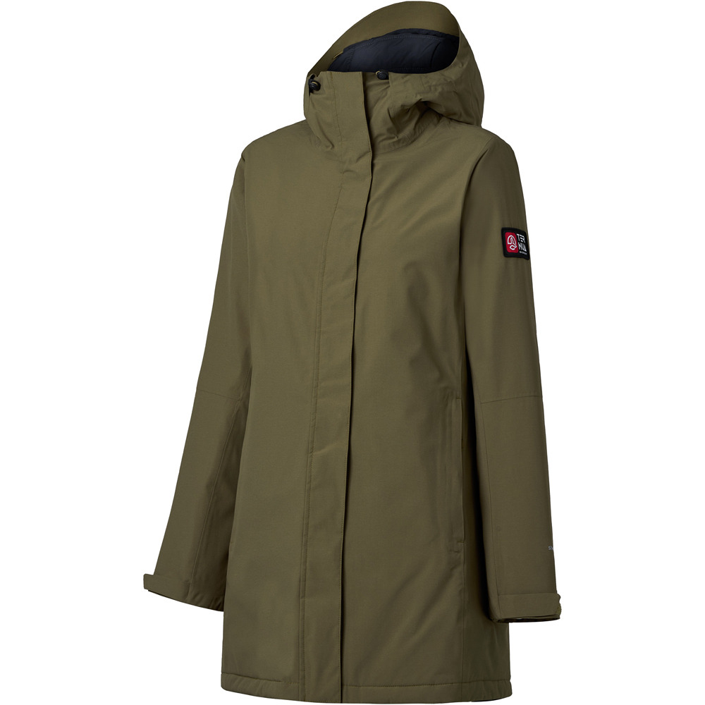 Ternua chaqueta impermeable mujer AMAROK JKT W vista frontal
