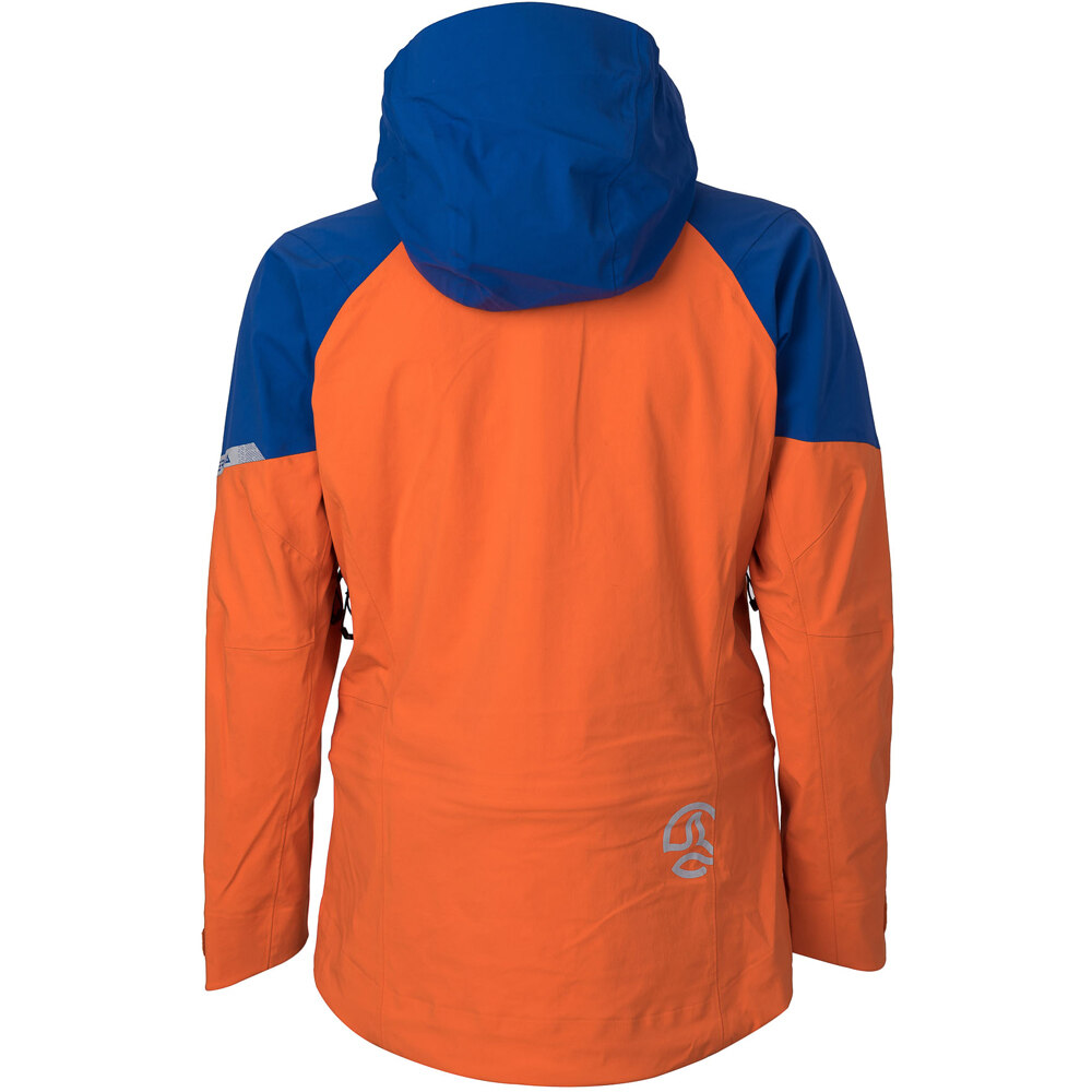 Ternua chaqueta impermeable mujer chaqueta RAKAPOSHI JKT W vista trasera