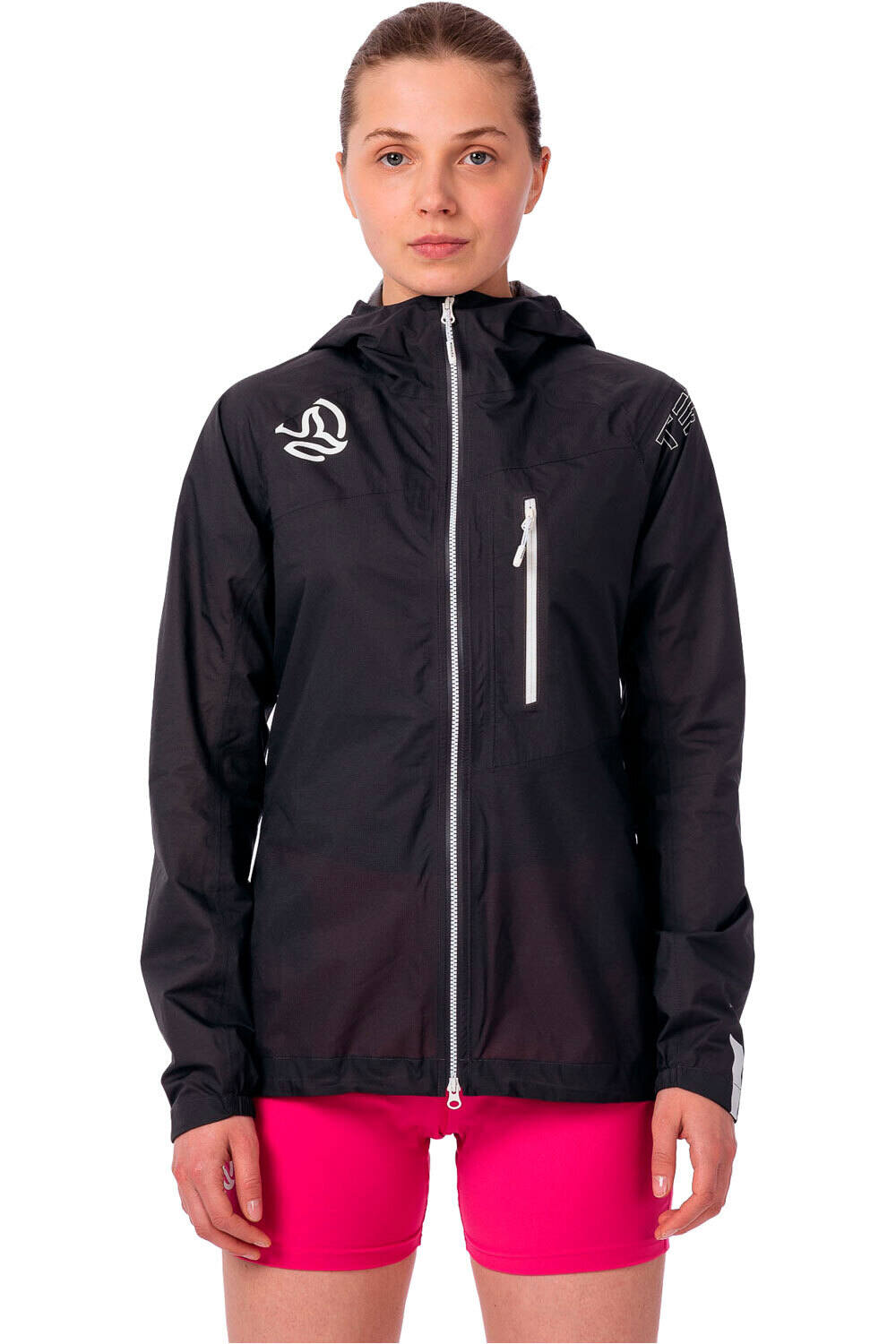 Ternua chaqueta impermeable mujer CYCLONE PRO JKT W vista frontal