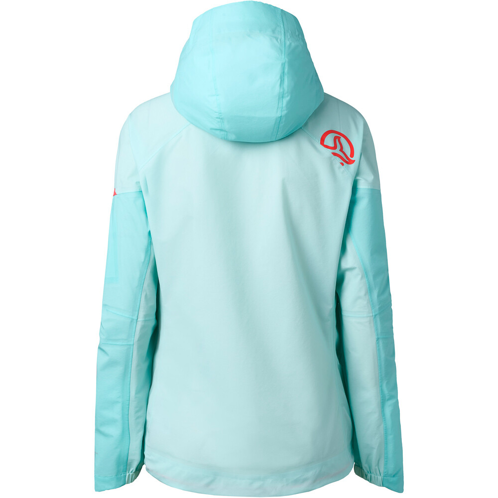 Ternua chaqueta impermeable mujer IGNITION JKT W vista trasera