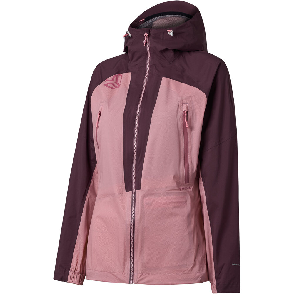 Ternua chaqueta impermeable mujer KARS 2.0 JKT W vista frontal