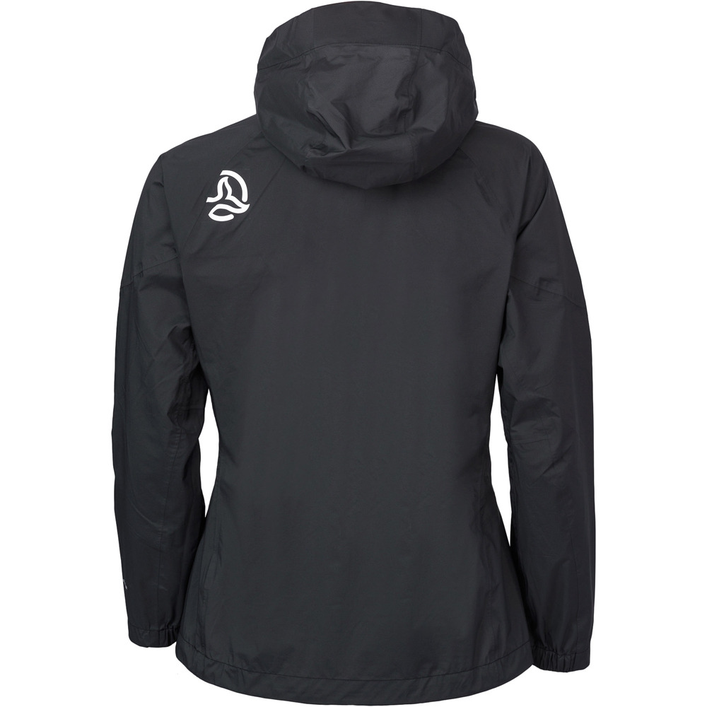 Ternua chaqueta impermeable mujer KARS 2.0 JKT W vista trasera
