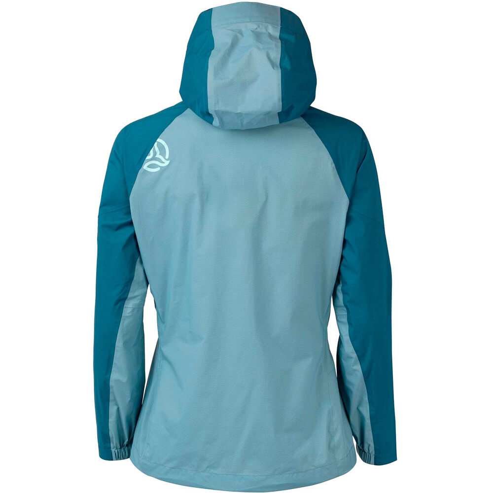 Ternua chaqueta impermeable mujer KARS 2.0 JKT W vista trasera