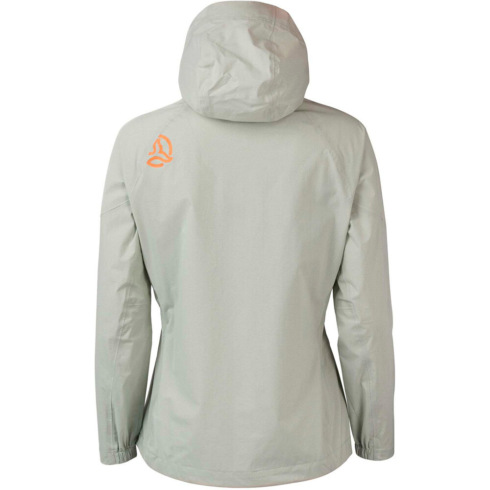 Ternua chaqueta impermeable mujer KARS 2.0 JKT W vista trasera